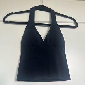 CSB - Seamless Halter Cropped Tank - NAVY